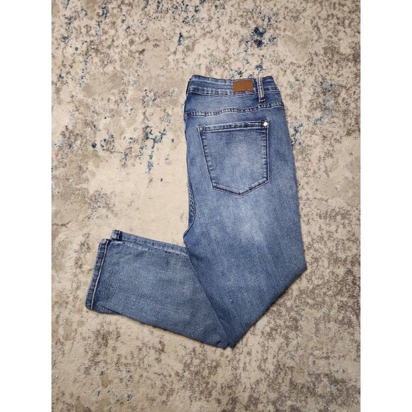 Judy Blue Women's Size 1X Distressed Denim‎ Stretch Jeans - Picture 1 of 5